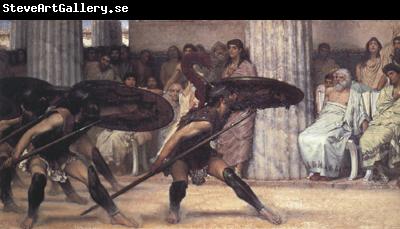 Alma-Tadema, Sir Lawrence A Pyrrhic Dance (mk23)